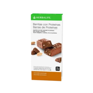 Barritas de proteínas Herbalife sabor chocolate y cacahuete