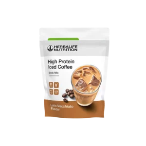 High Protein Iced Coffee Herbalife sabor latte macchiato