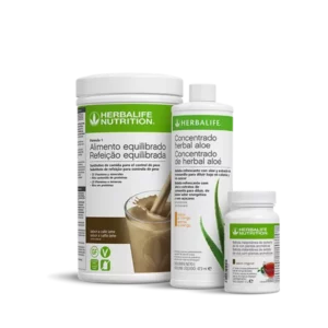 Pack Desayuno Herbalife para Cafeteros: Batido Café Latte y Aloe Mango.
